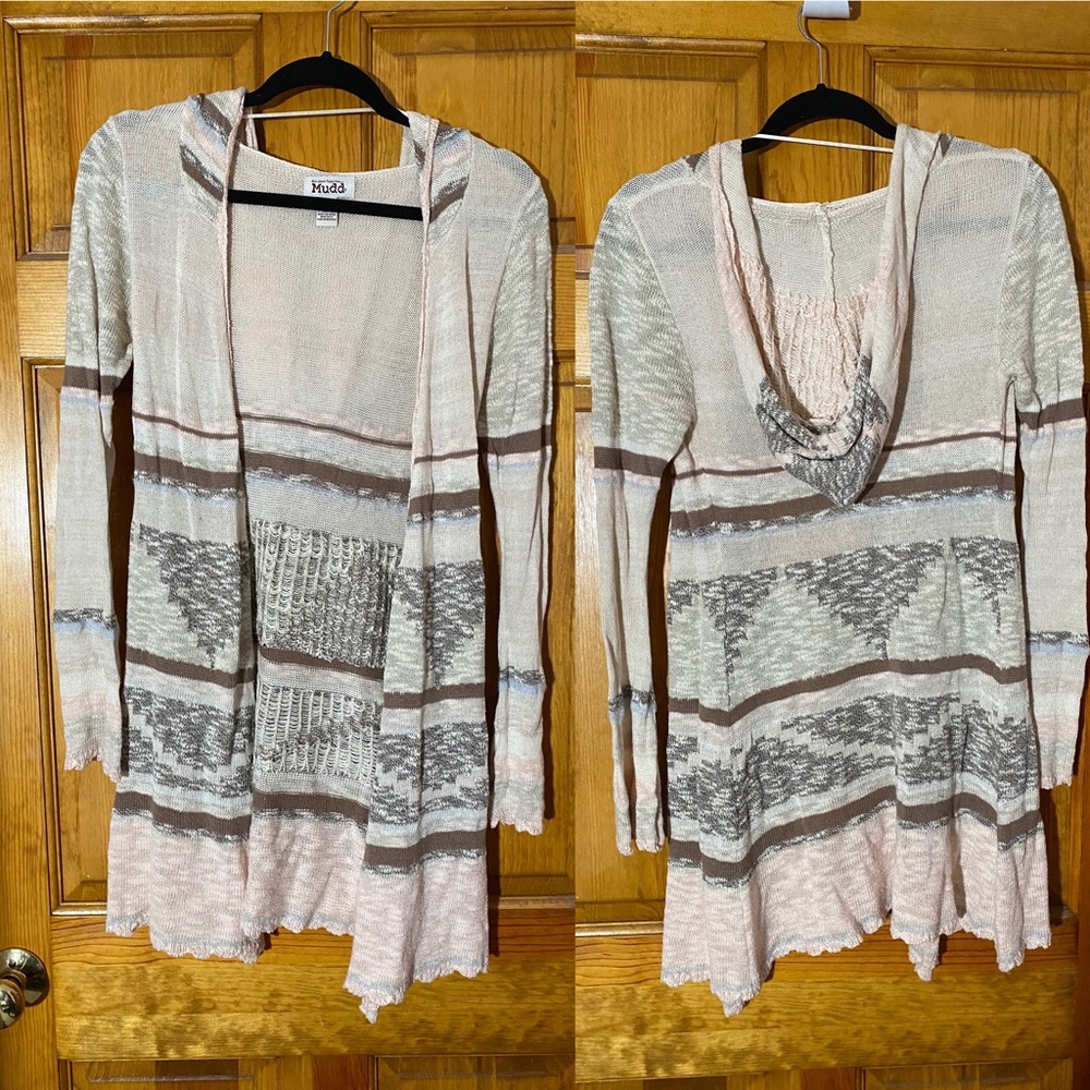 Mudd hooded cardigan